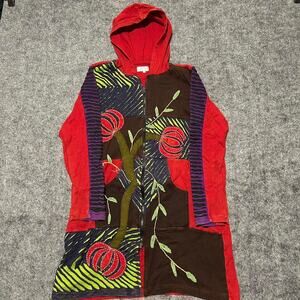 The Collection Royal Patchwork Hooded Dress – XL